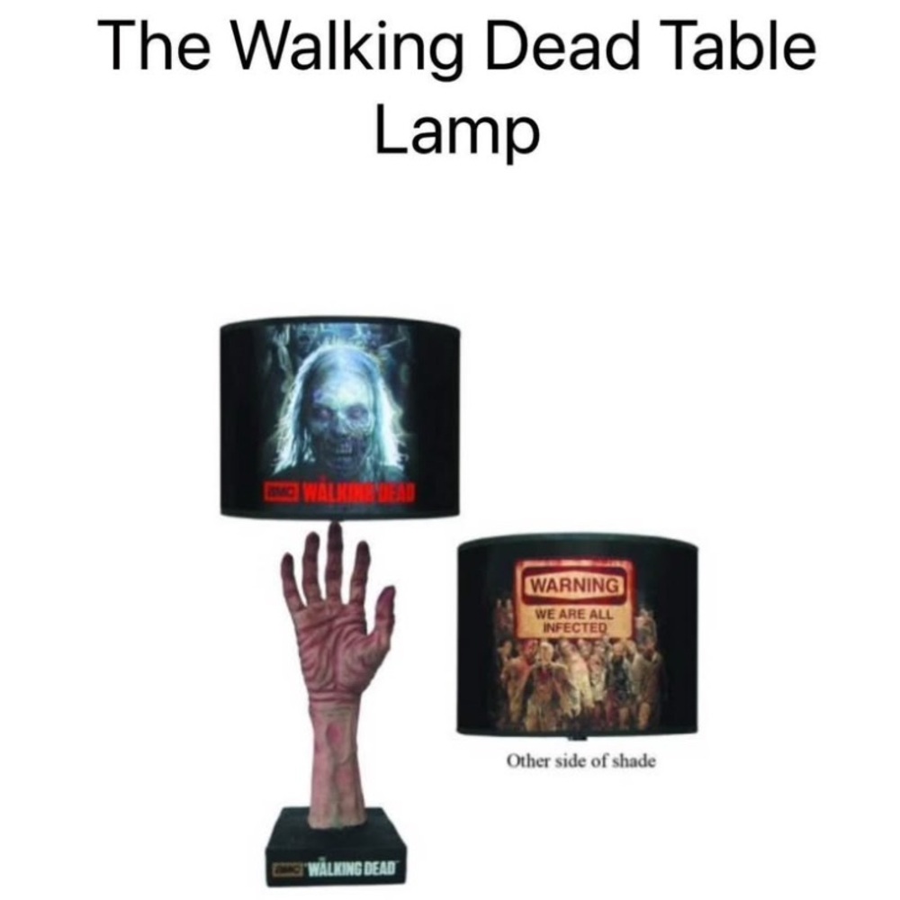 AMC The Walking Dead Zombie ArmHand Lamp 2013 with shade
